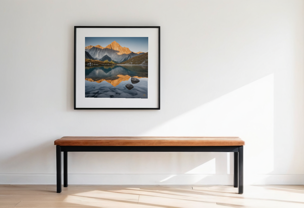 Alpine Mirror previewed in a real room