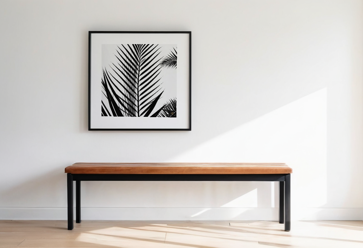 Palm Shadows previewed in a real room