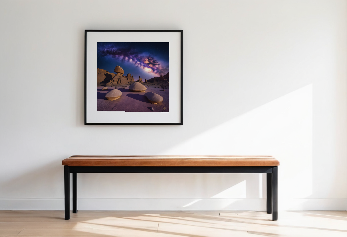Desert Night previewed in a real room