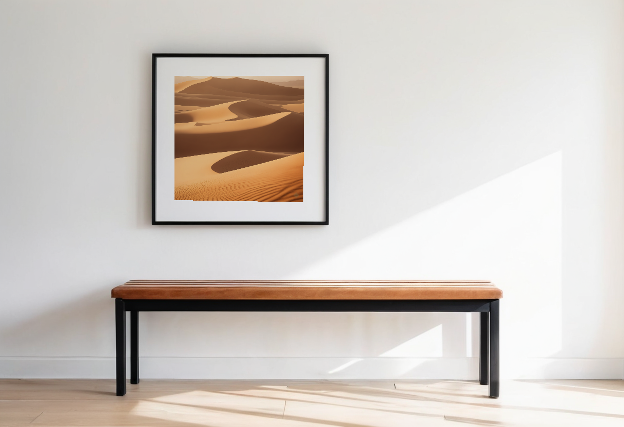 Golden Hour Dunes previewed in a real room
