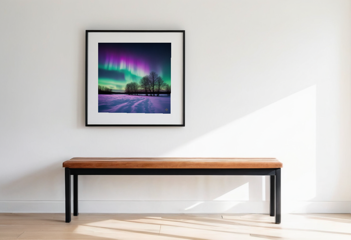 Aurora Field previewed in a real room