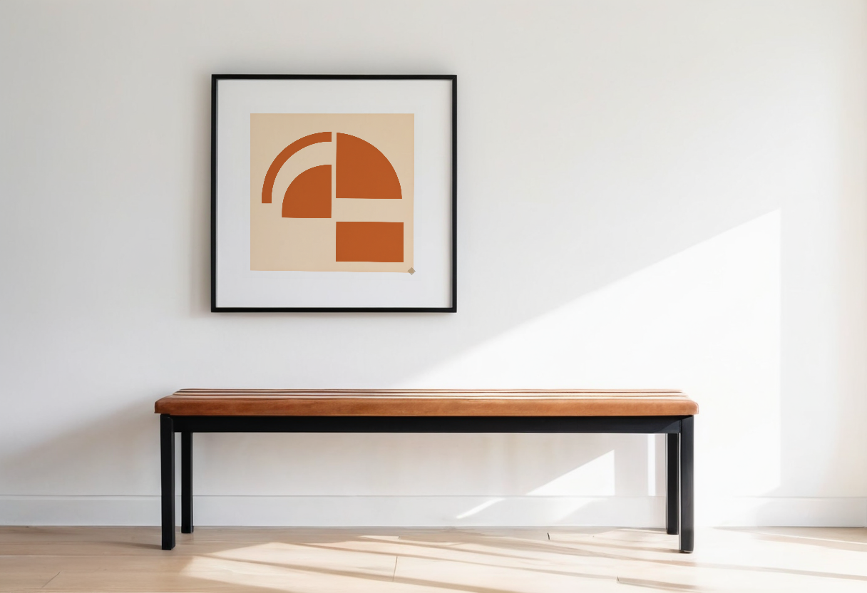Clay Arches previewed in a real room