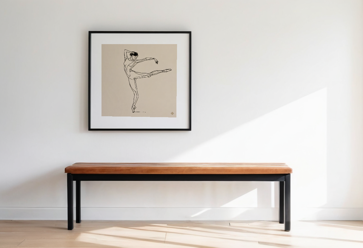One Line Dancer previewed in a real room