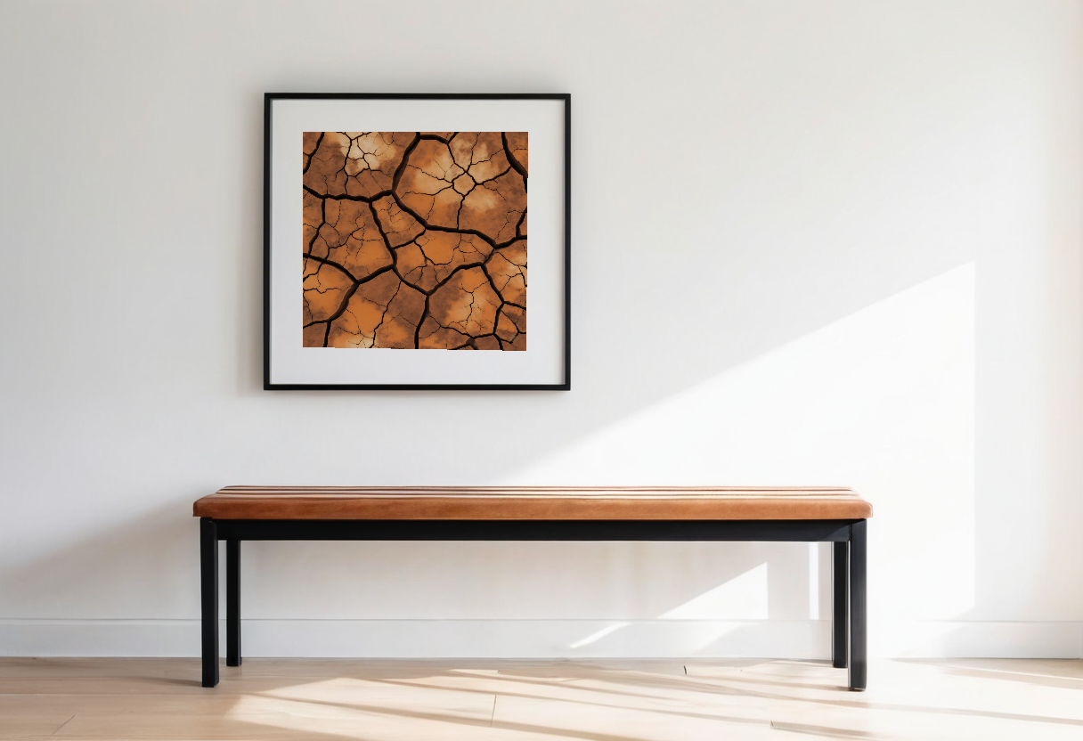 Rust and Loam previewed in a real room