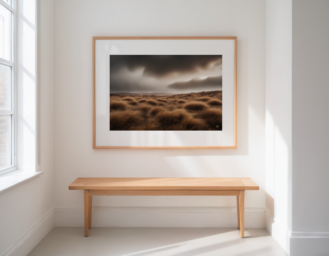 Moor Grass Study previewed in a real room