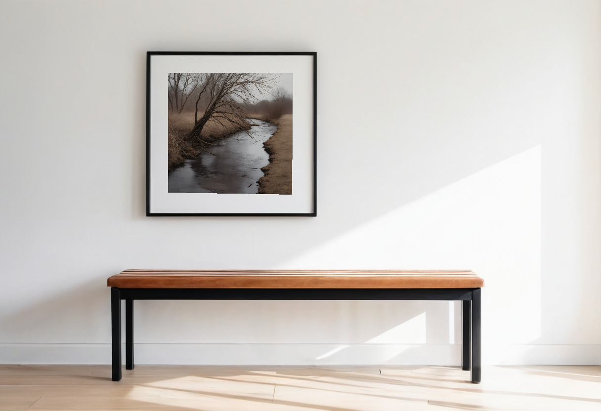 Willow and Stream previewed in a real room