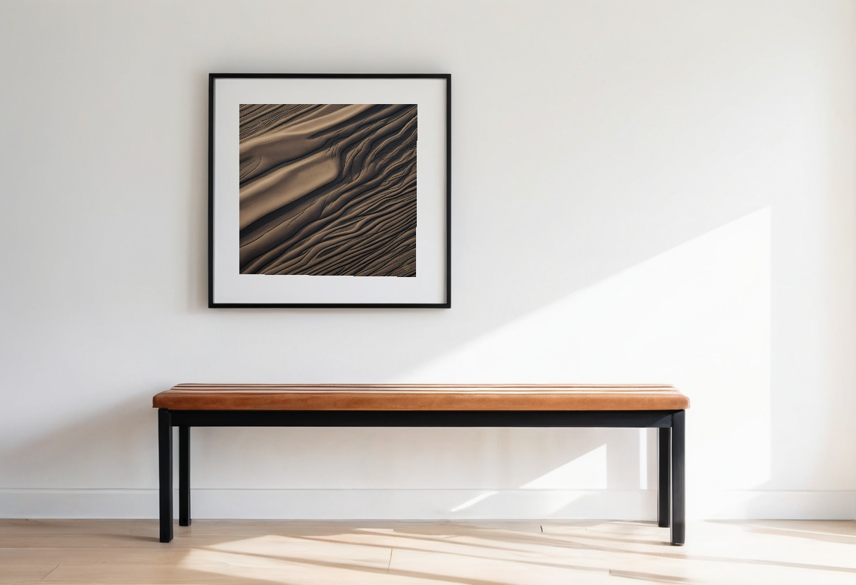 Tide Lines previewed in a real room