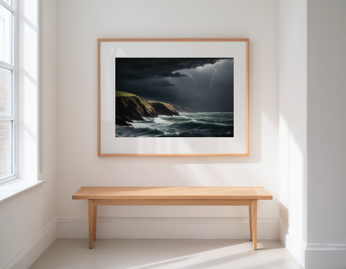 Storm Light Headland previewed in a real room