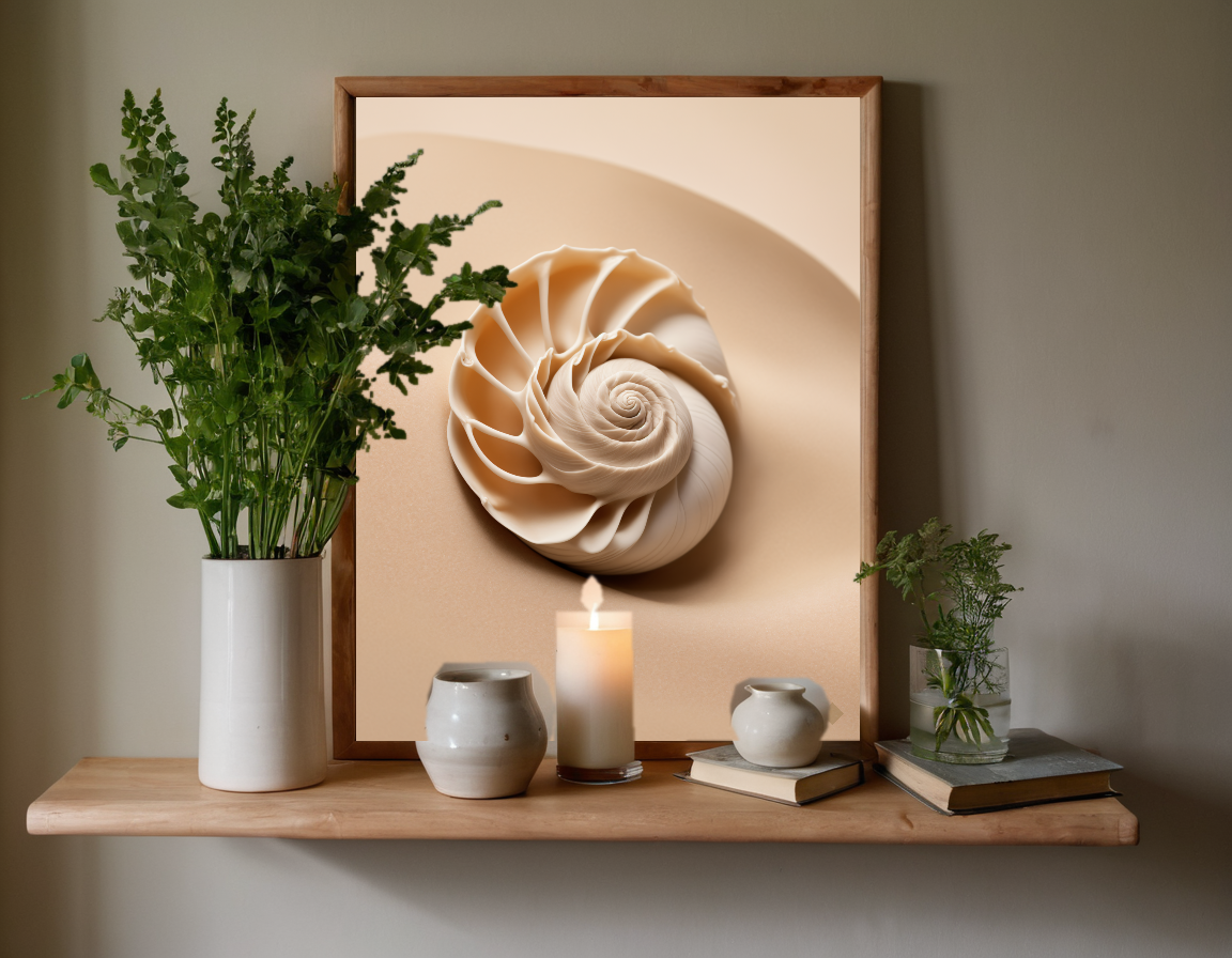 Shell Gradient previewed in a real room