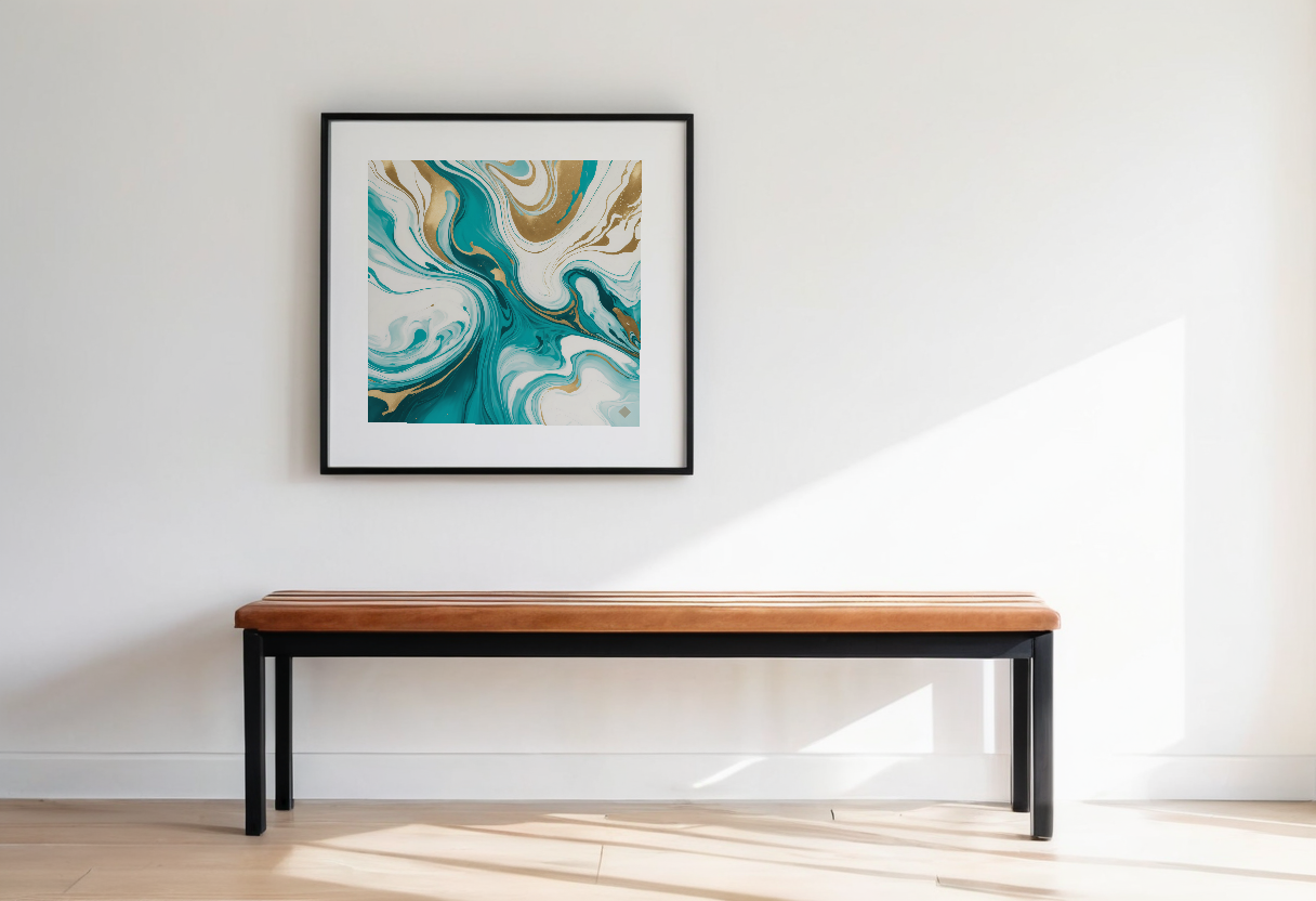 Aqua Marble previewed in a real room