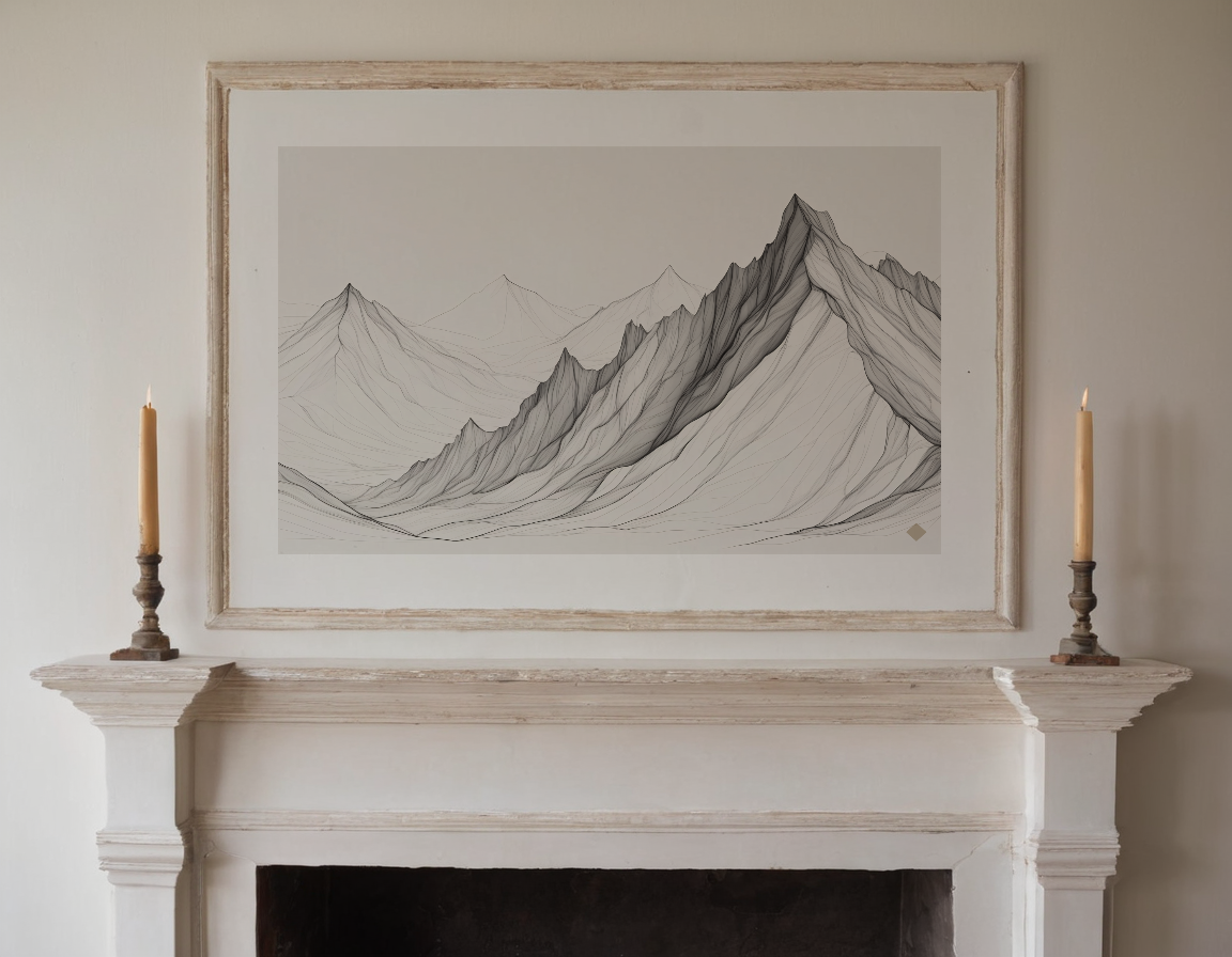 Ridge Line previewed in a real room