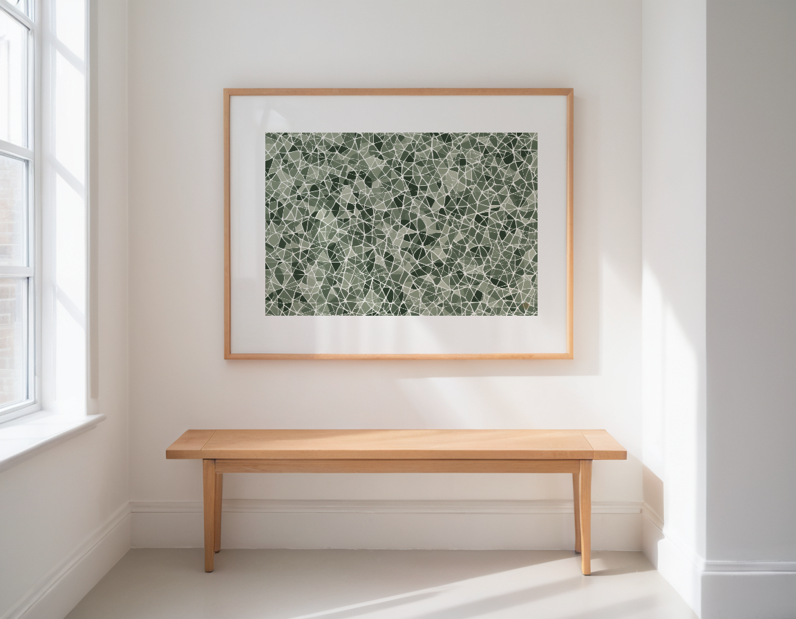 Sage Geometry previewed in a real room