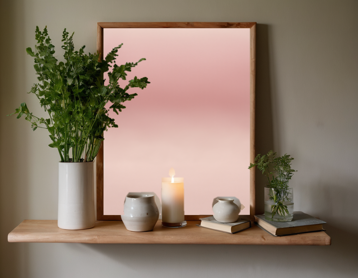 Rose Quartz Field previewed in a real room