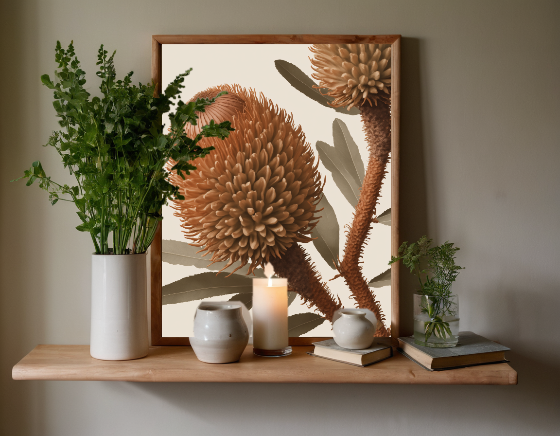 Banksia Study previewed in a real room