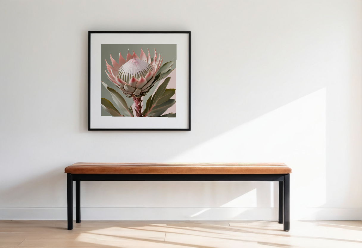 King Protea previewed in a real room