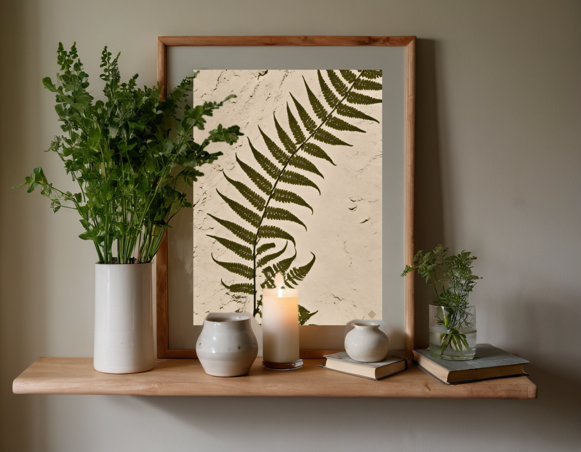 Fern Shadow previewed in a real room