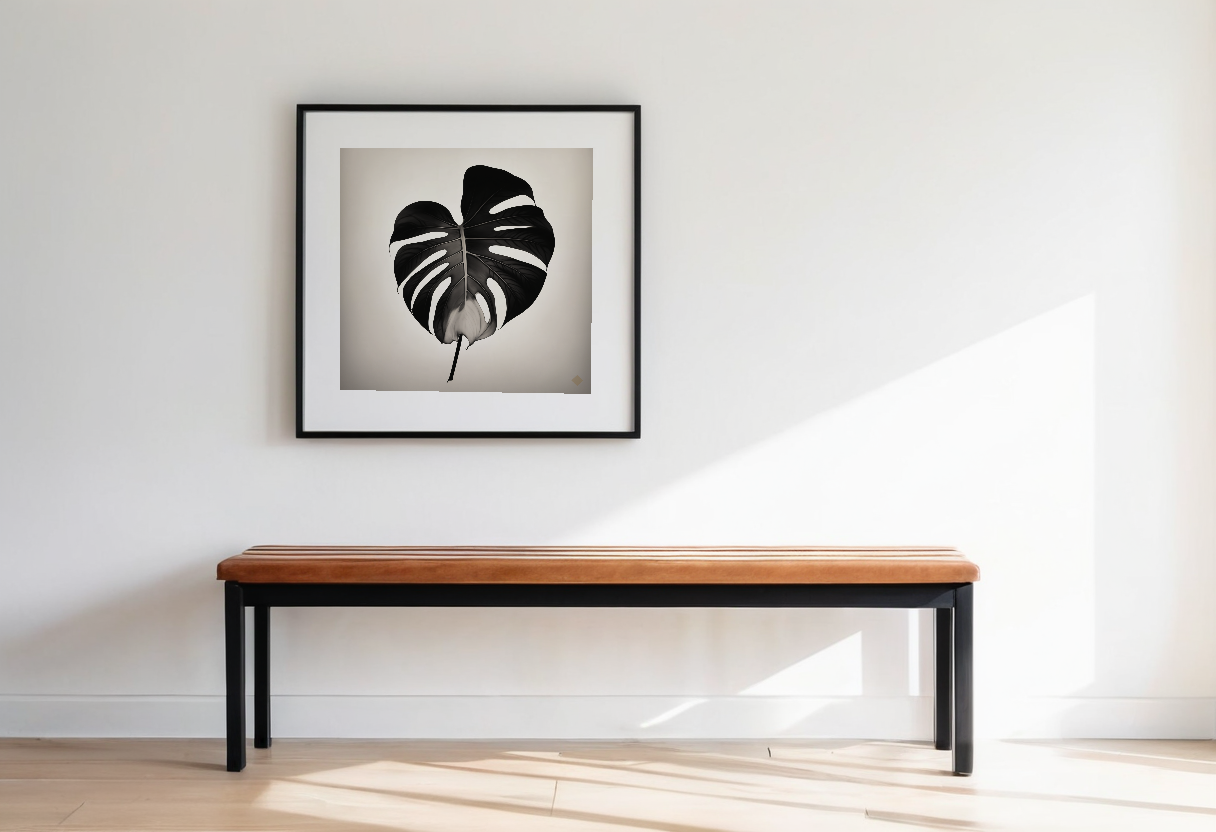 Monstera Ink previewed in a real room