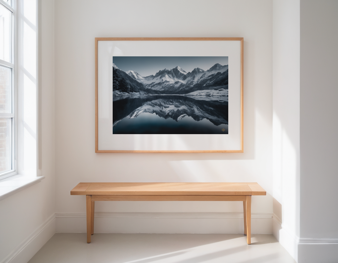 Alpine Stillness previewed in a real room