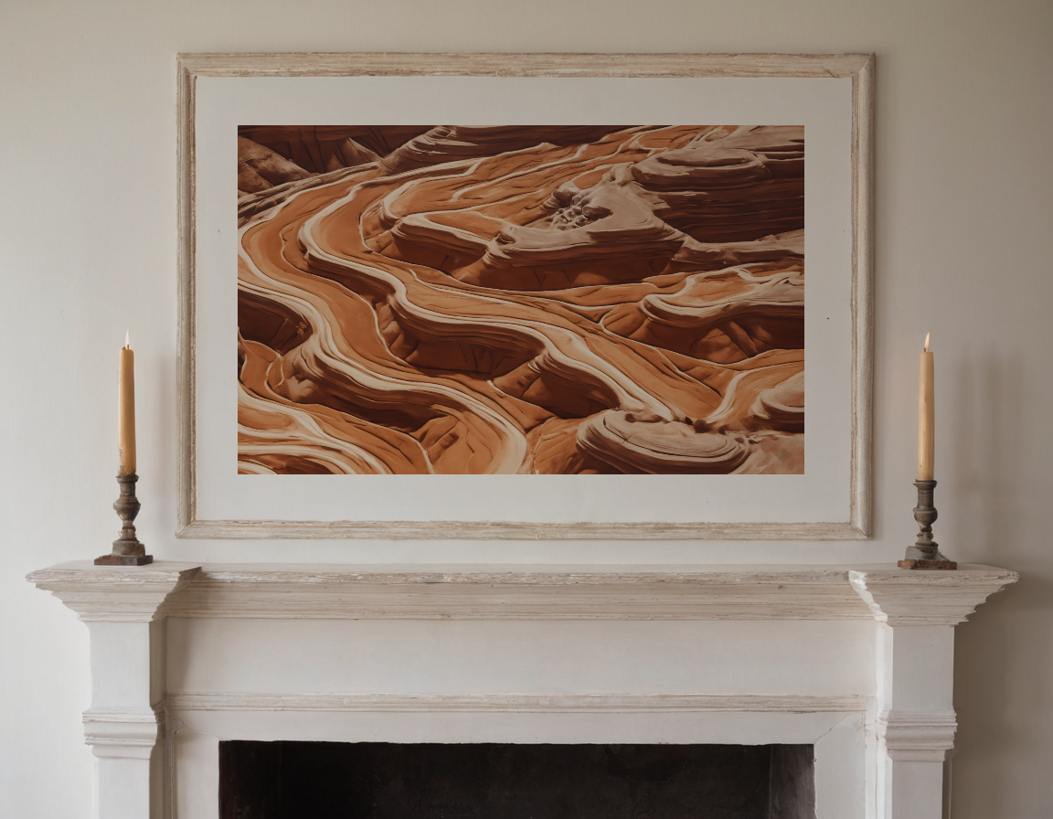 Canyon Bend previewed in a real room