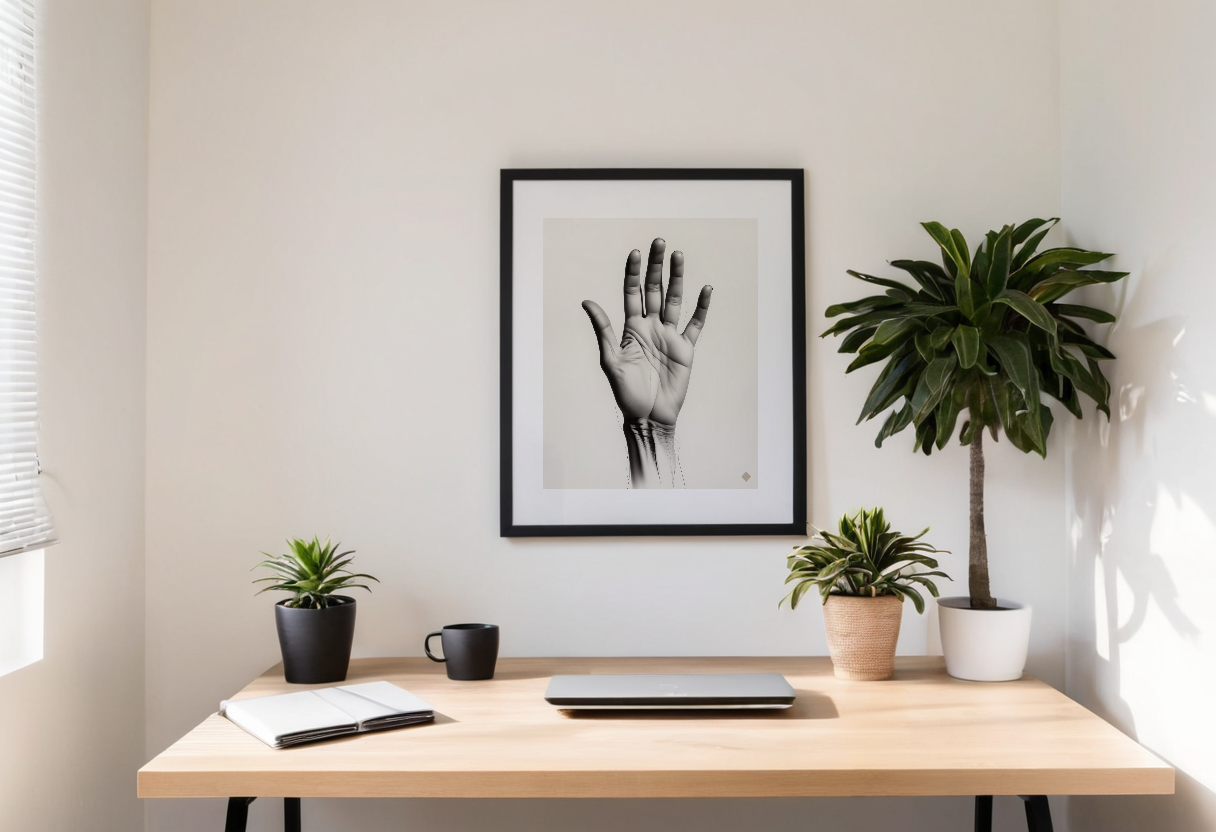 Open Hand previewed in a real room