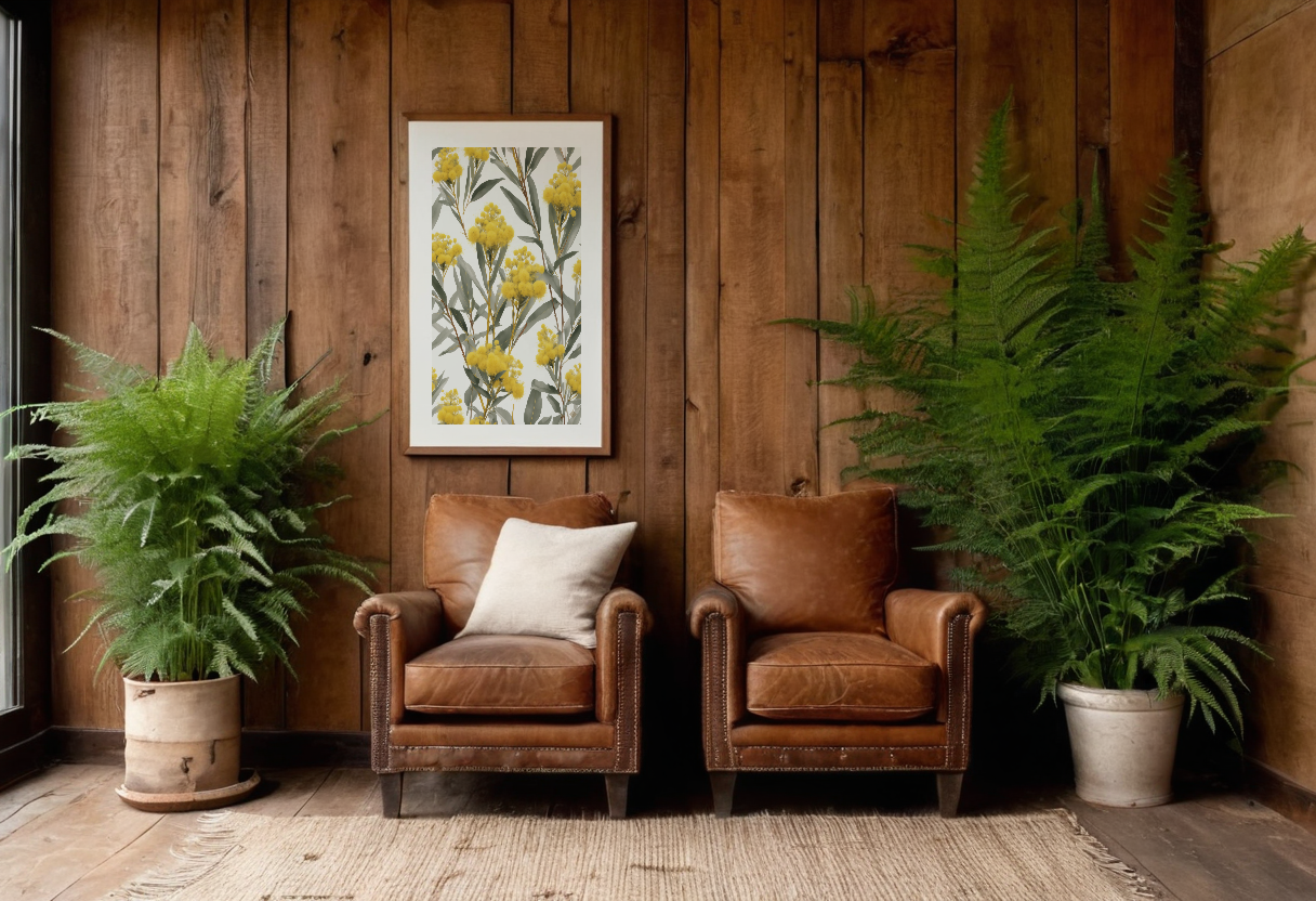 Golden Wattle previewed in a real room