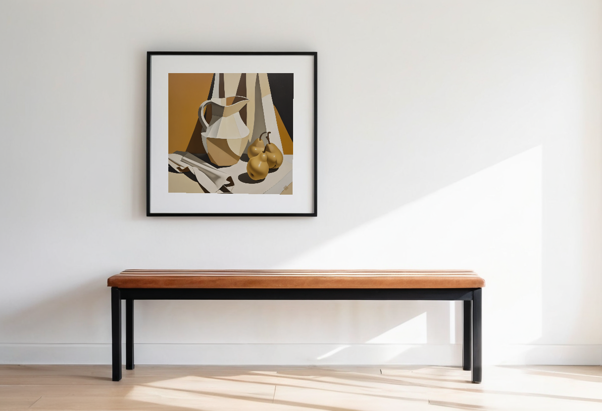 Cubist Still Life previewed in a real room