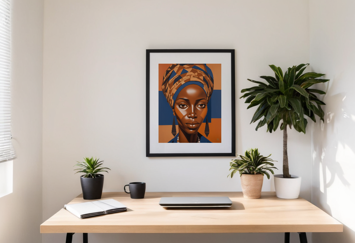 Headwrap previewed in a real room