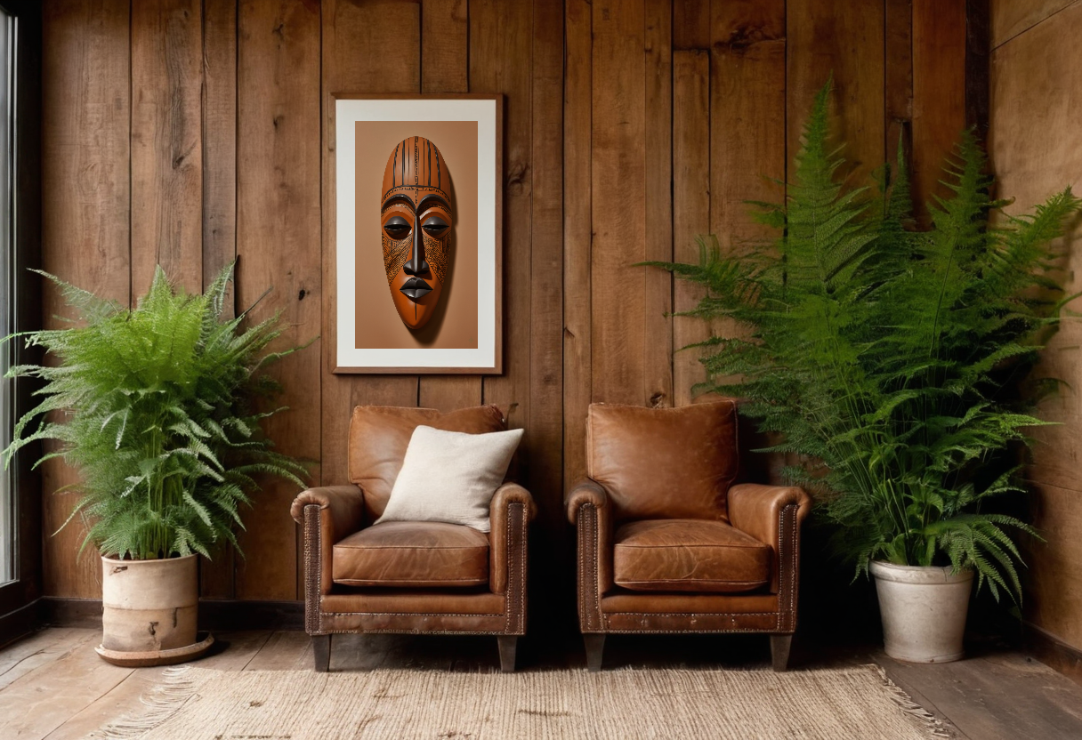 Ochre Elder previewed in a real room
