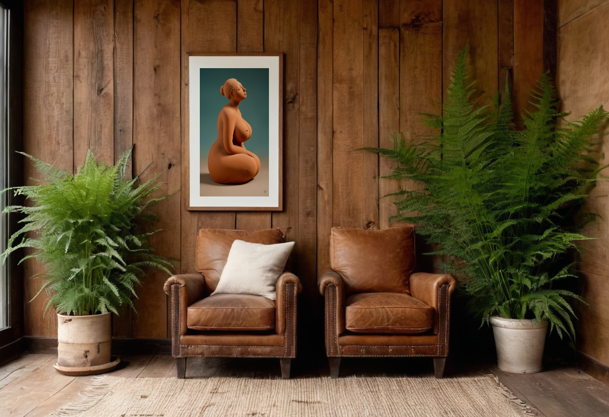 Seated Curve previewed in a real room