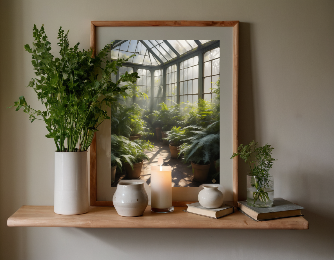 Greenhouse Light previewed in a real room