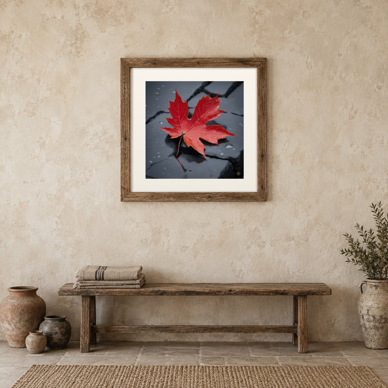 Maple Leaf Step previewed in a real room