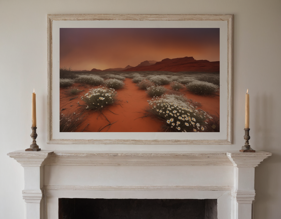 Desert Bloom Carpet previewed in a real room