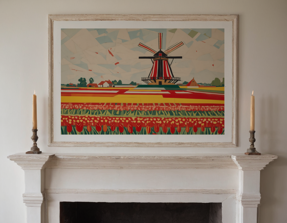 Cubist Tulip Windmill previewed in a real room