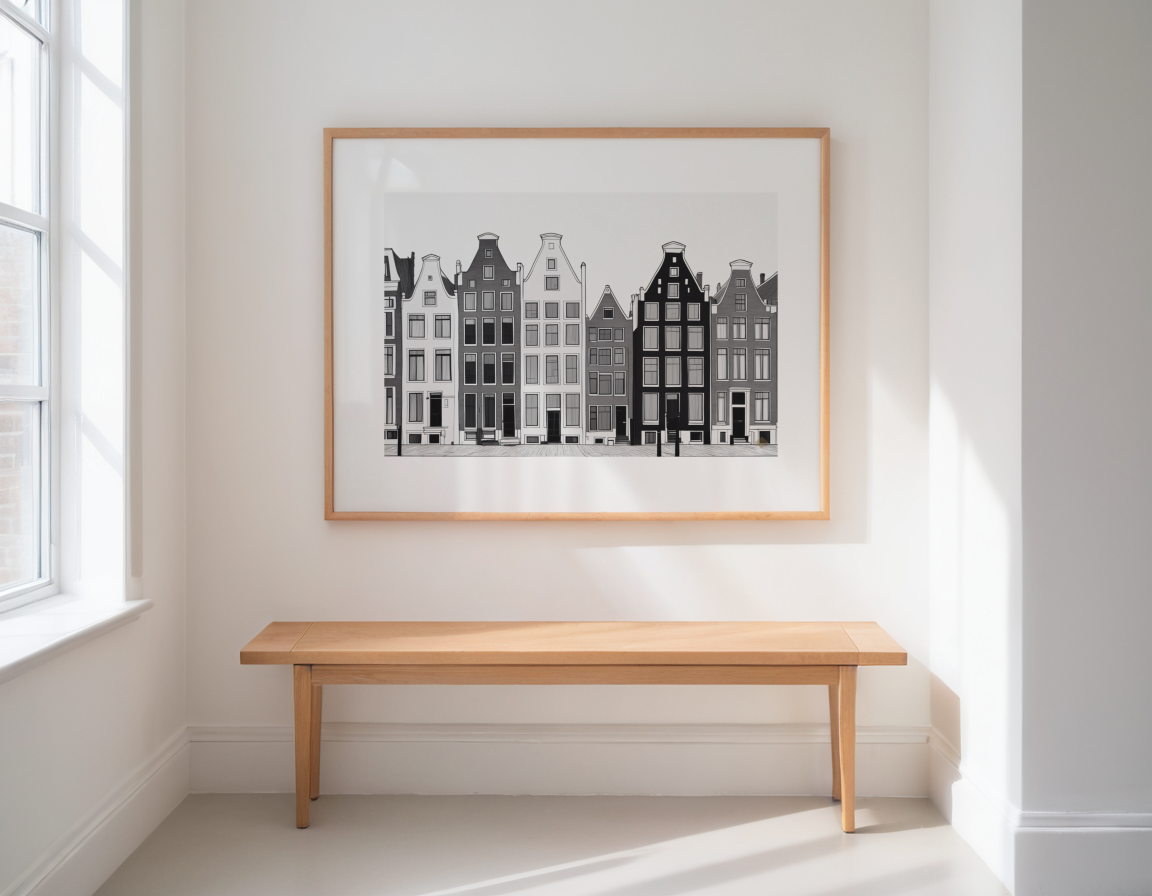 Canal House Row previewed in a real room