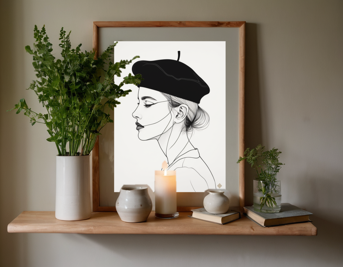 Beret Profile previewed in a real room