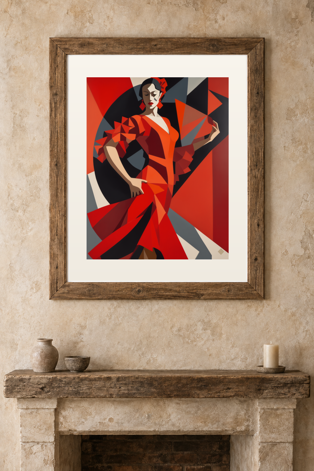 Cubist Flamenco previewed in a real room