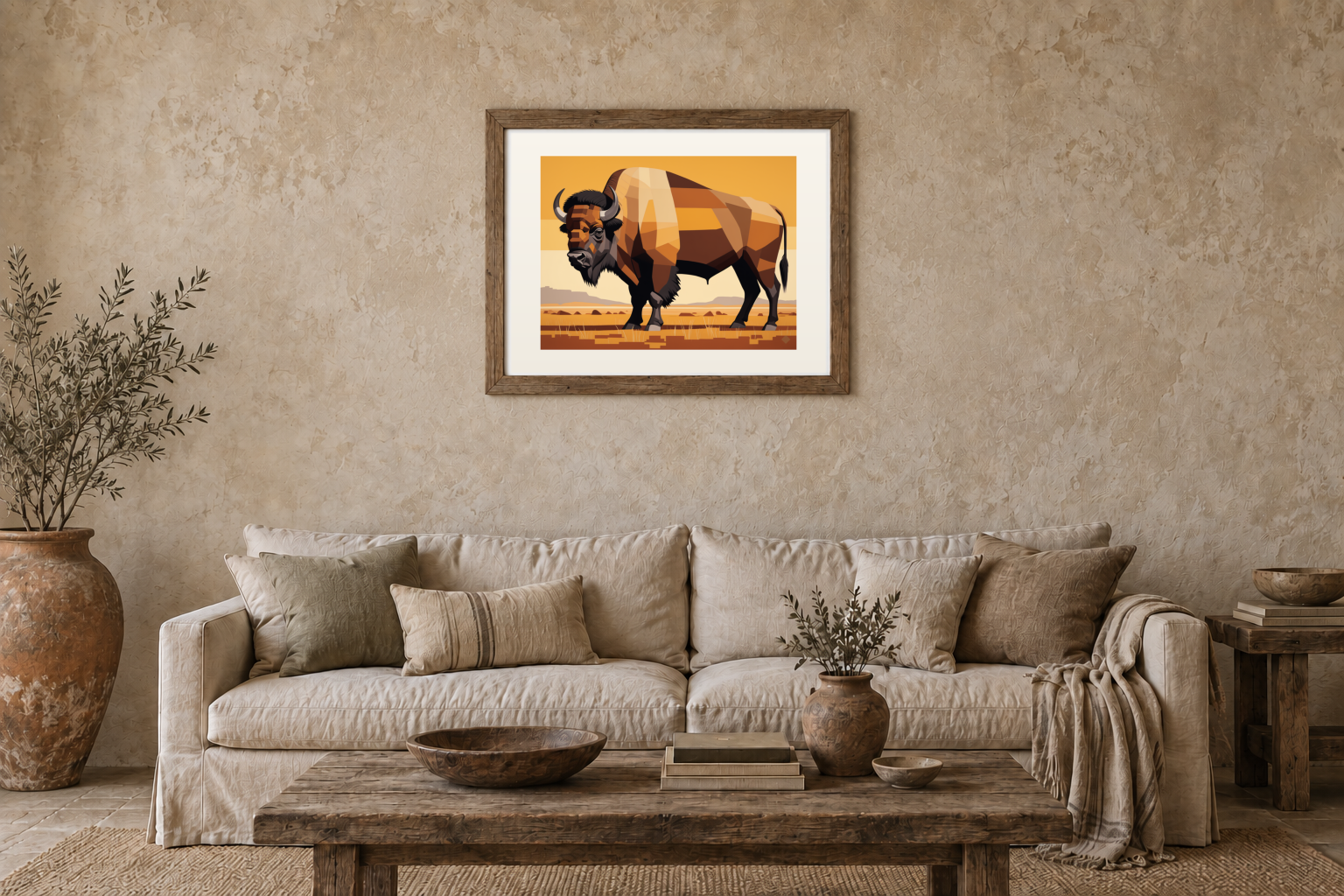 Bison Block previewed in a real room