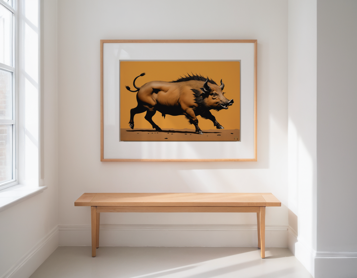 Boar Study previewed in a real room