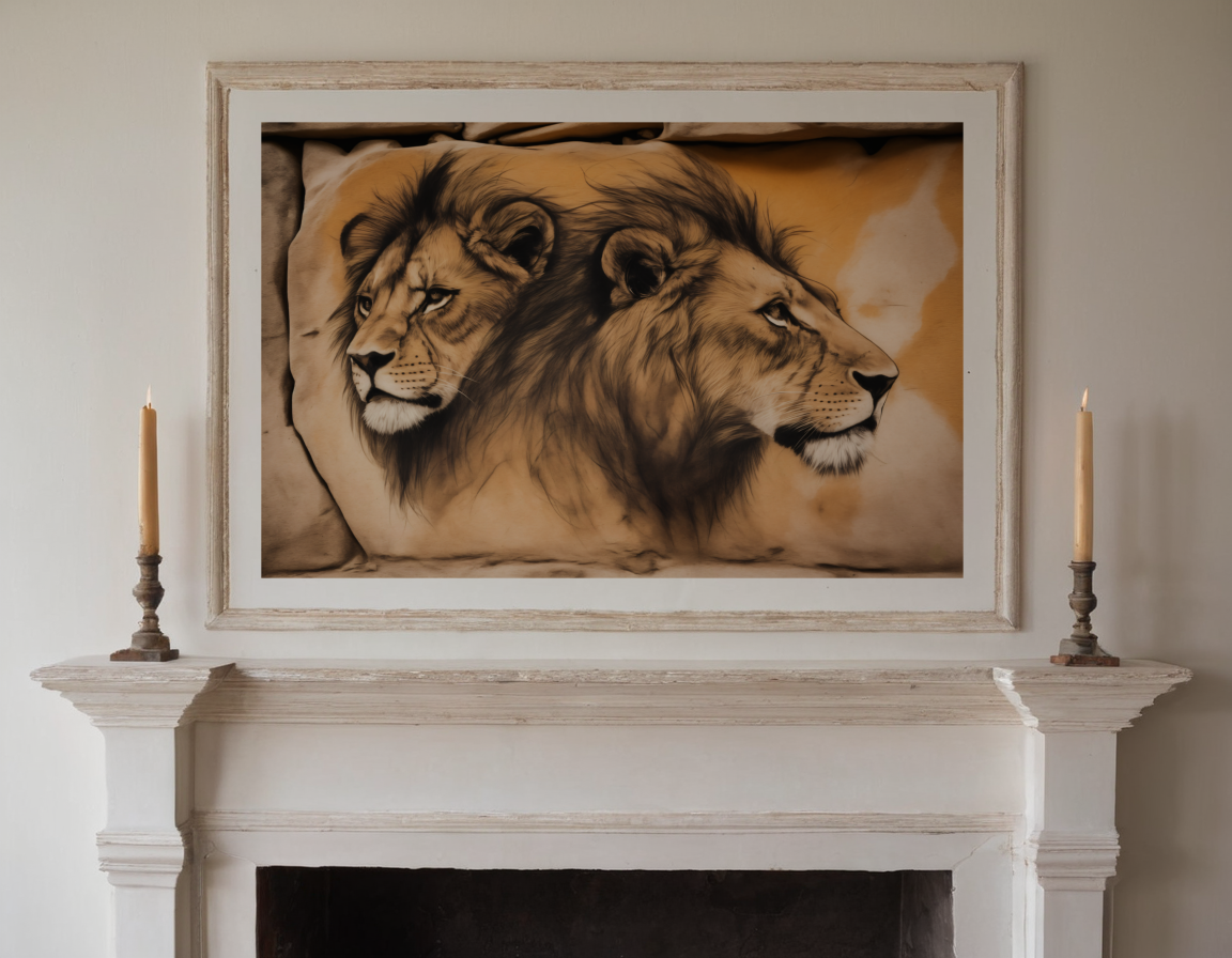 Cave Lions previewed in a real room
