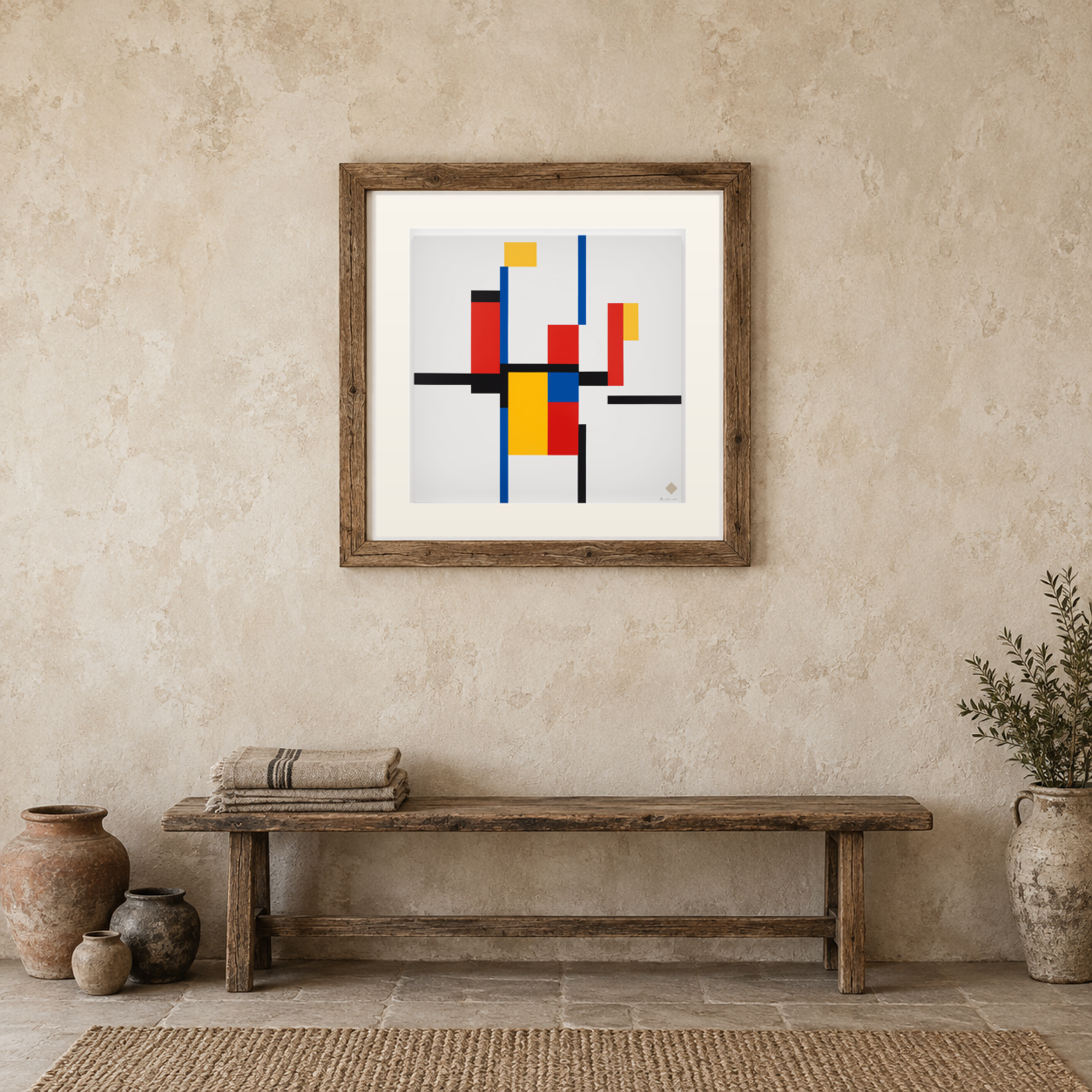 Interlocking Primaries previewed in a real room