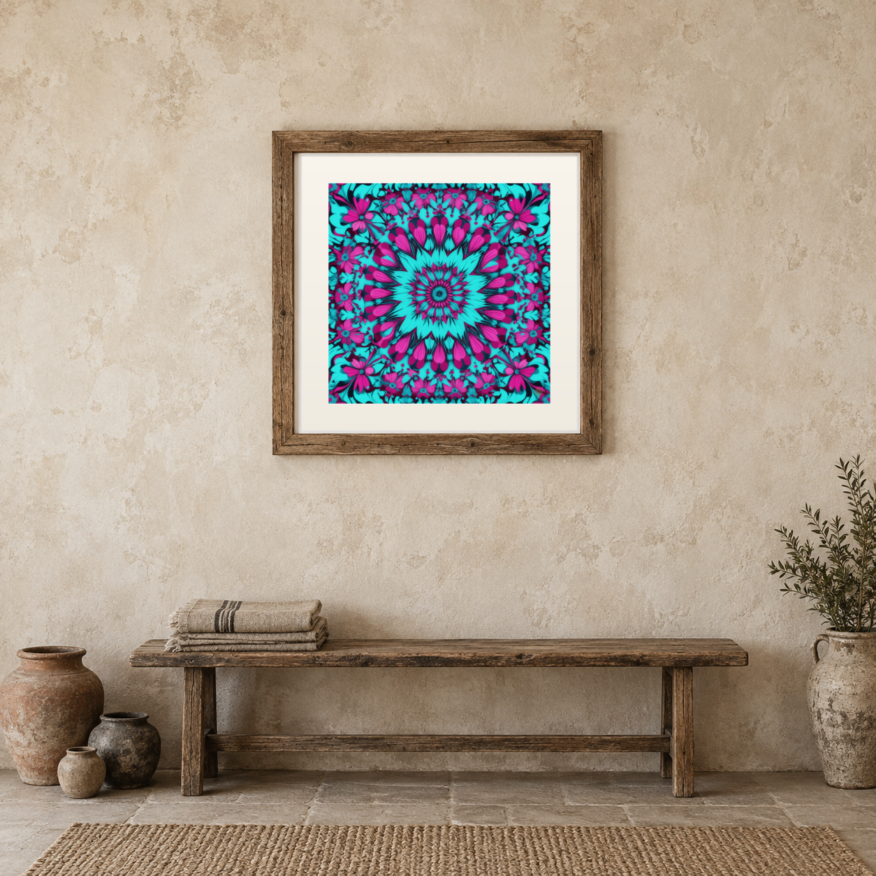 Kaleido Bloom previewed in a real room