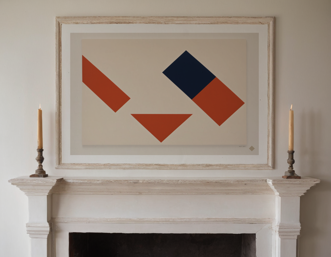 Signal Flags previewed in a real room