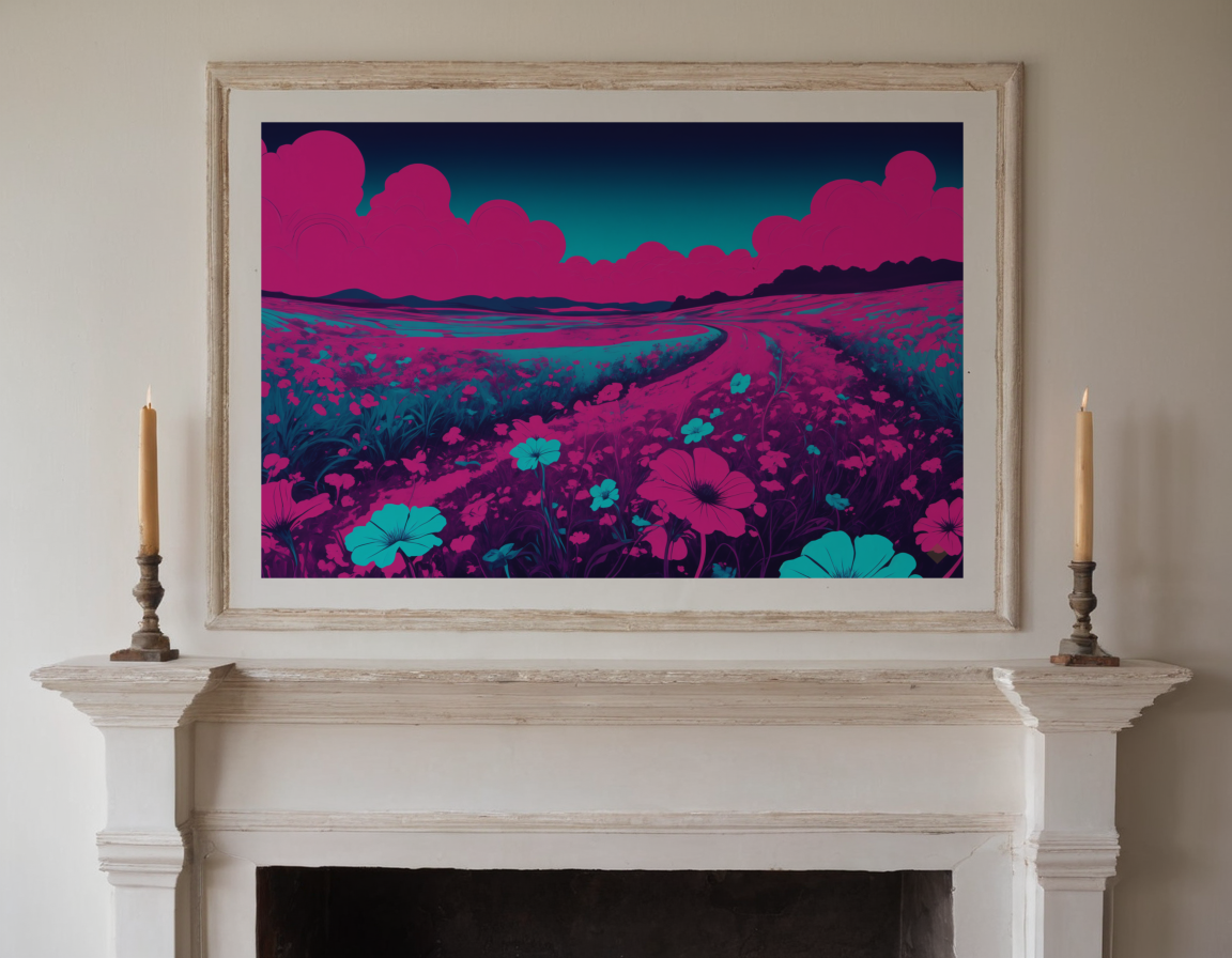 Electric Meadow previewed in a real room