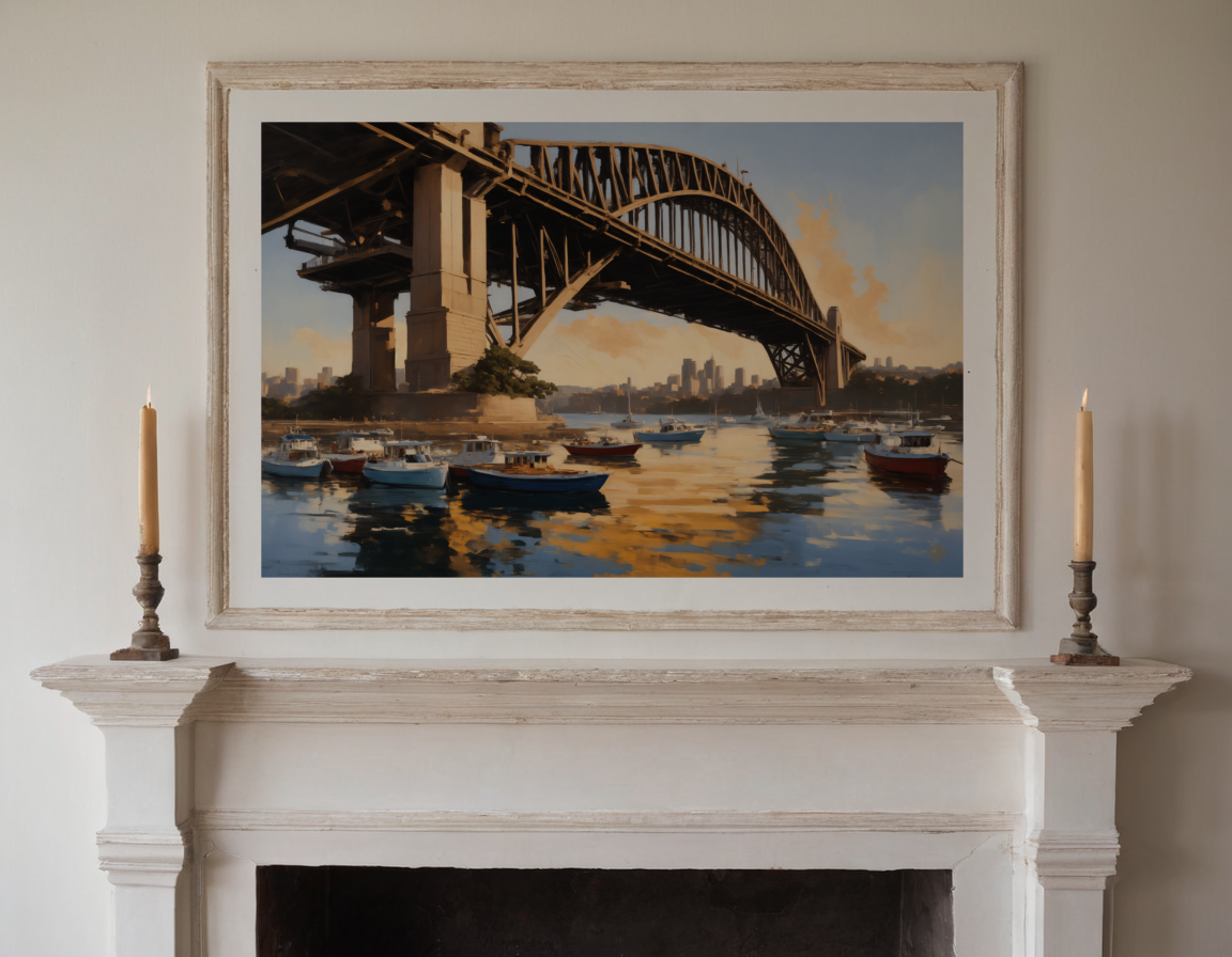 Golden Hour Arch previewed in a real room