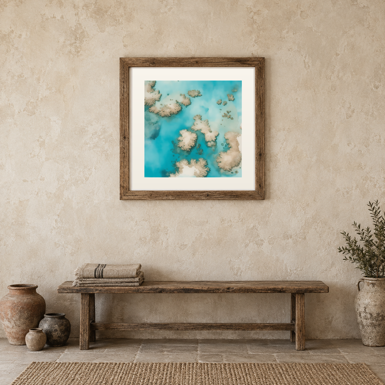 Reef Shallows previewed in a real room
