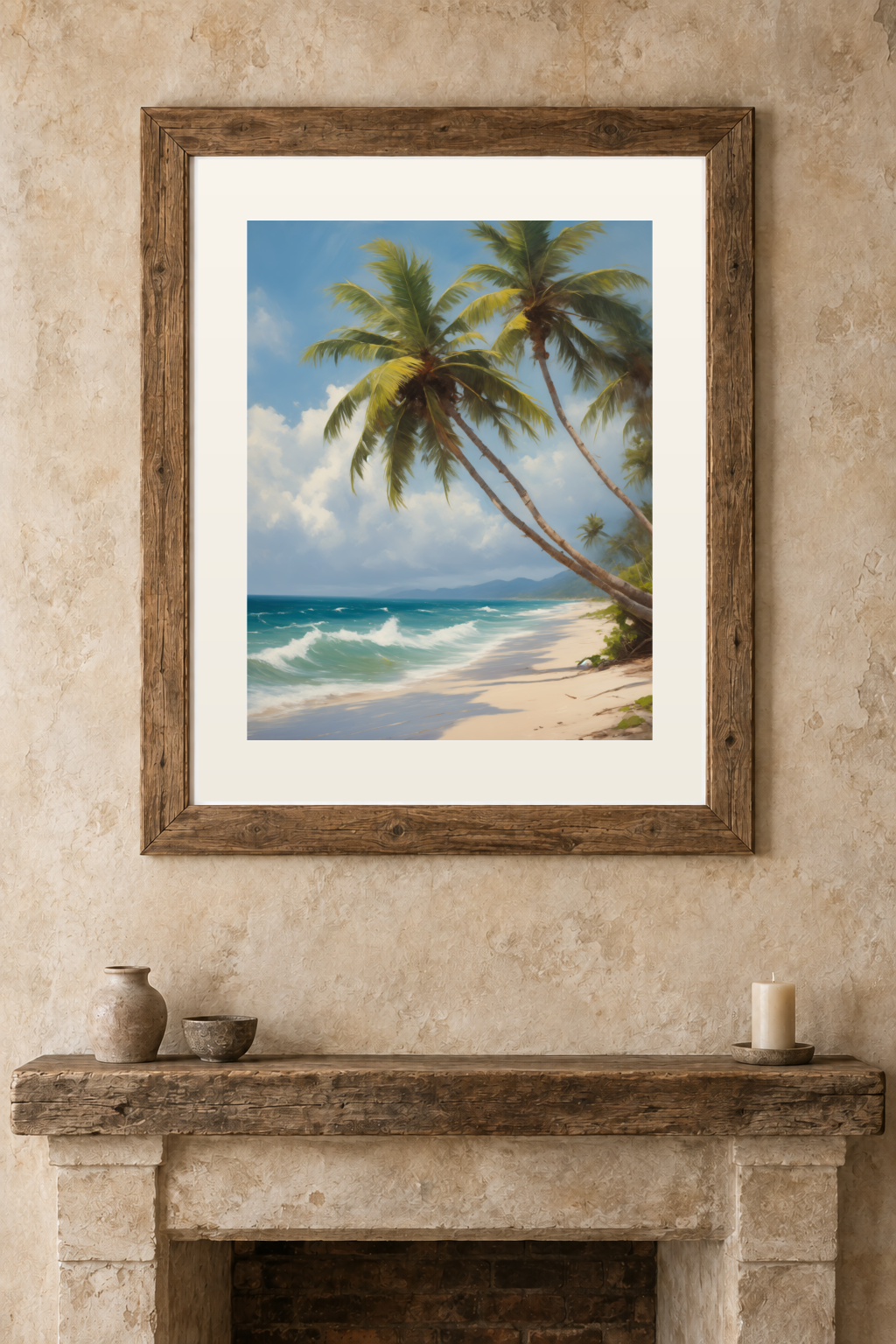 Trade Wind Palms previewed in a real room