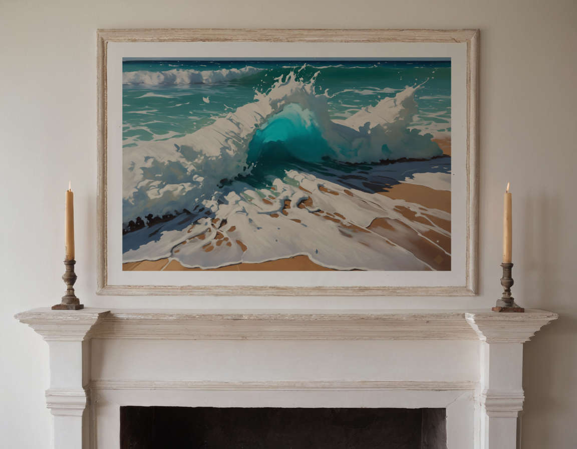 Midday Surf, Broken Light previewed in a real room