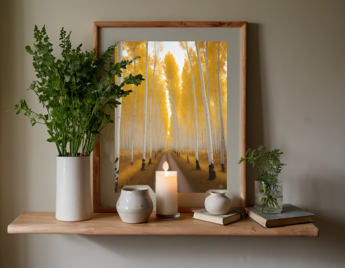 Aspen Gold Corridor previewed in a real room