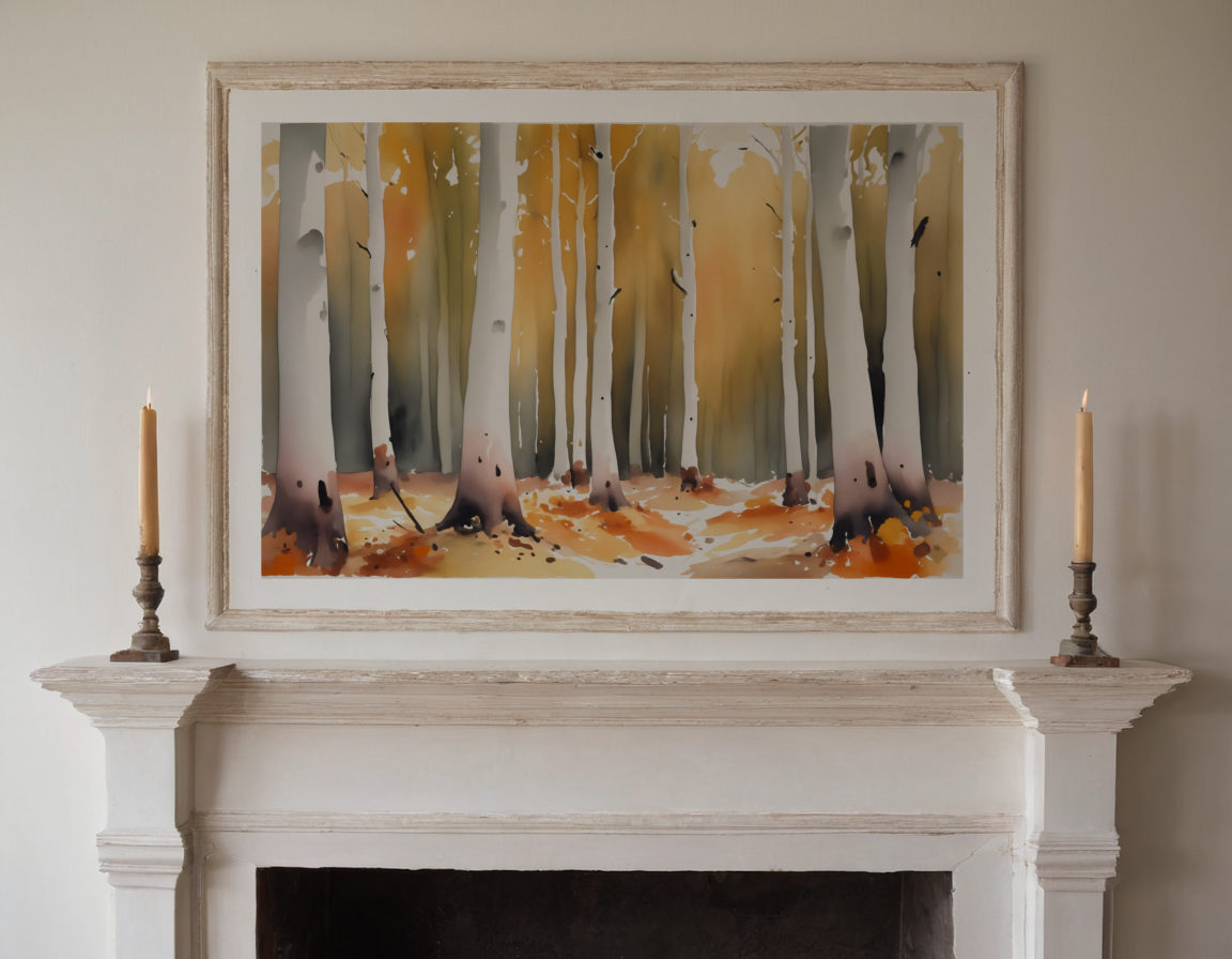 Autumn Wash previewed in a real room