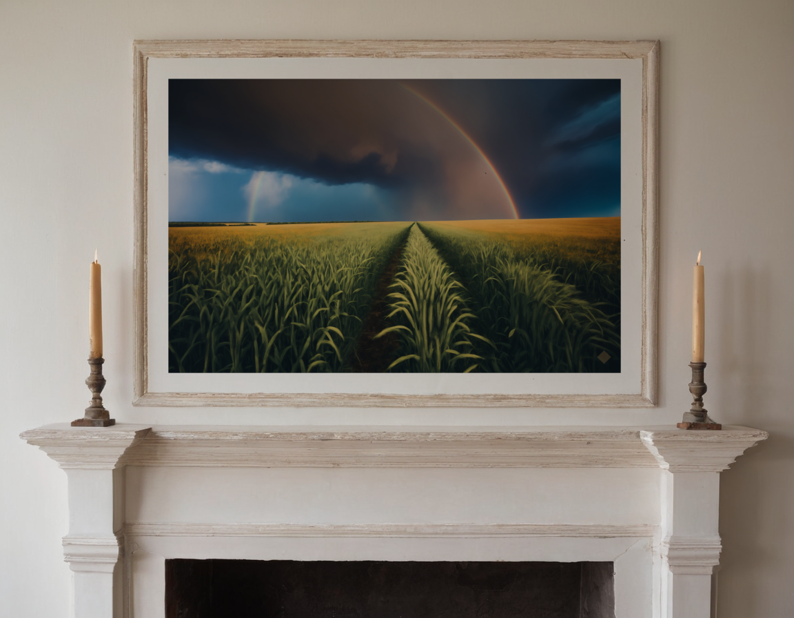Wheat and Warning previewed in a real room
